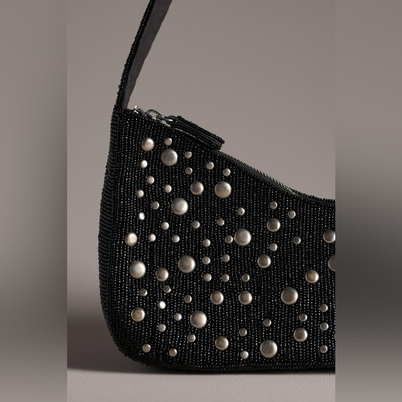 Asymmetric Beaded Shoulder Bag by Anthropologie - Picture 3 of 13